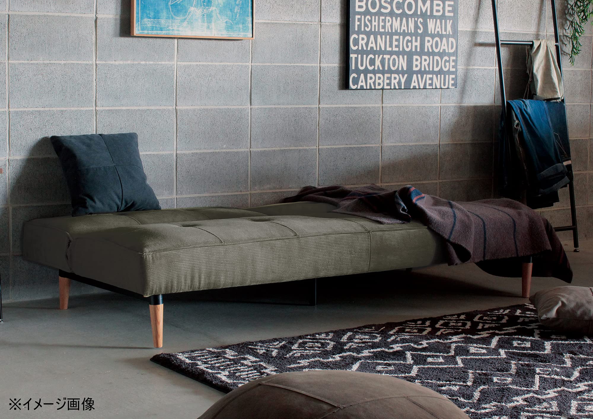 Amazon｜CRASH GATE （クラッシュゲート）ソファ グレー 2000（mm）幅